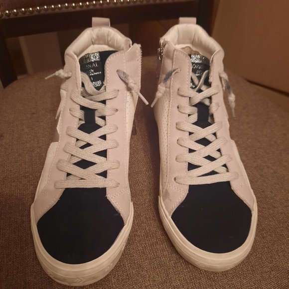 Vintage Havana limitless silver mid sneakers, size 8.5 - Picture 2 of 8